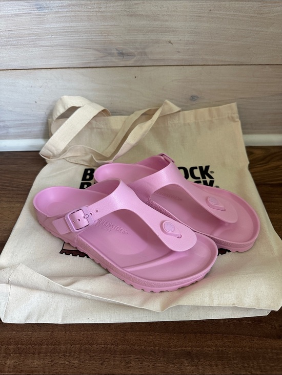 Birkenstock Shoes - Birkenstock Gizeh EVA Thong Sandals in Fondant Pink-Size 7-Like New